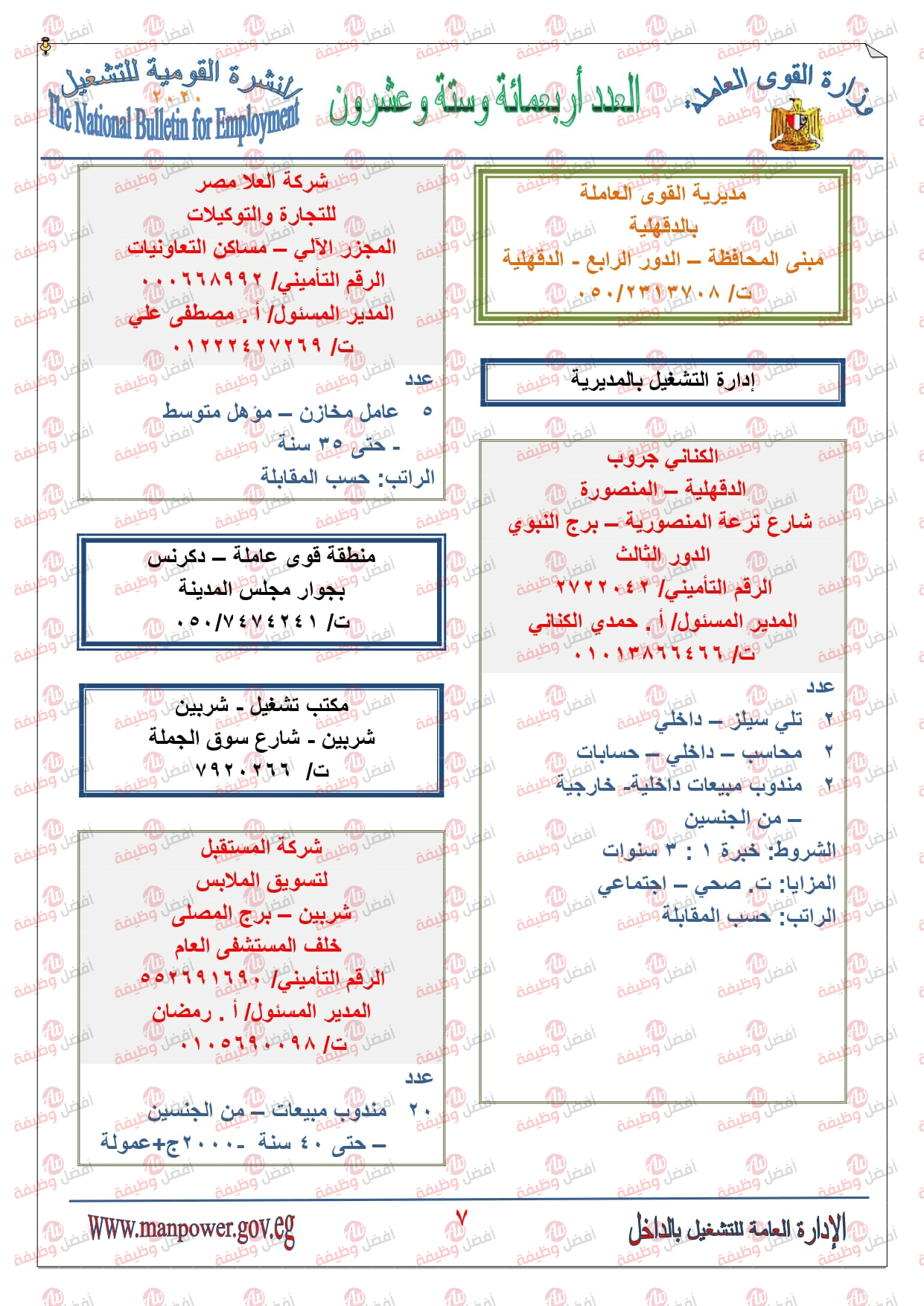 وظائف القوى العاملة والهجرة 2020 قدم لها الان من خلال موقع افضل وظيفة