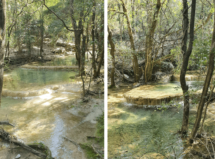 sources de l'huveaune nans les pins