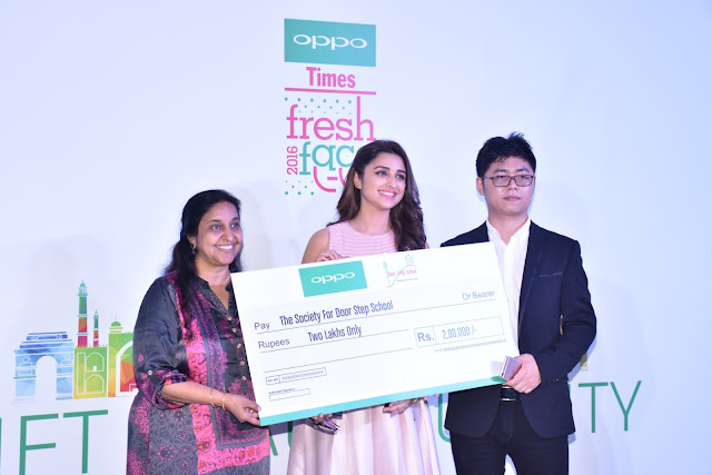 Parineeti Chopra in Western Outfit at Oppo Launch Campaign “Beautiful City”