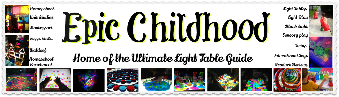 Homeschool and Light Tables