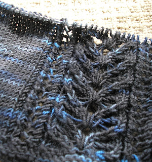 Honeybee Cardigan work in progress