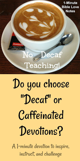 Do yous know the divergence betwixt decaf in addition to caffeinated devotions Decaf Devotions