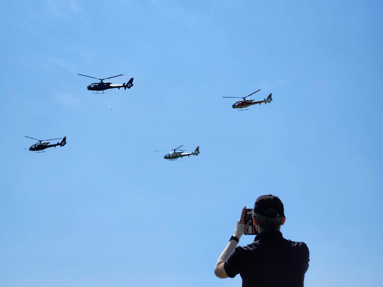Gazelle Squadron 直升機機隊表演