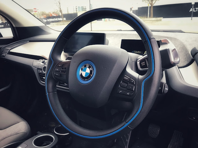  BMW i3 Electric Car interior