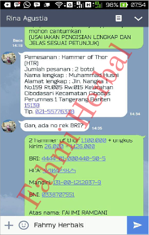 TESTIMONI HAMMER OF THOR