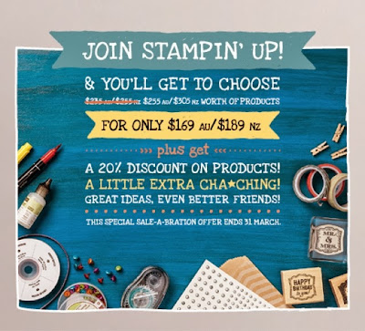  Join Stampin' Up during Sale-A-Bration