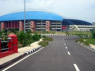 Stadion Jakabaring Palembang Sumatra Selatan Indonesia