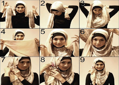 Cara Memakai Jilbab