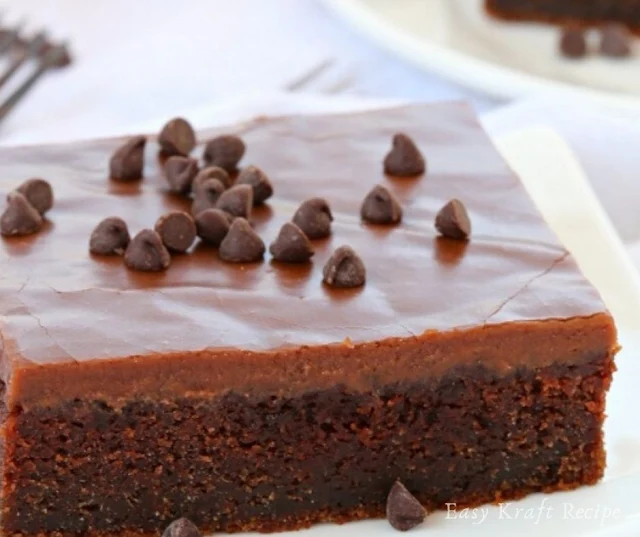 CHOCOLATE CAKE WITH CHOCOLATE FROSTING RECIPE