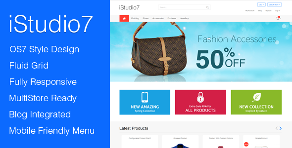 download Responsive Magento Theme