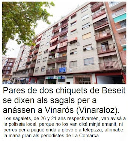 Pares de dos chiquets de Beseit se dixen als sagals per a anássen a Vinarós (Vinalaroz)