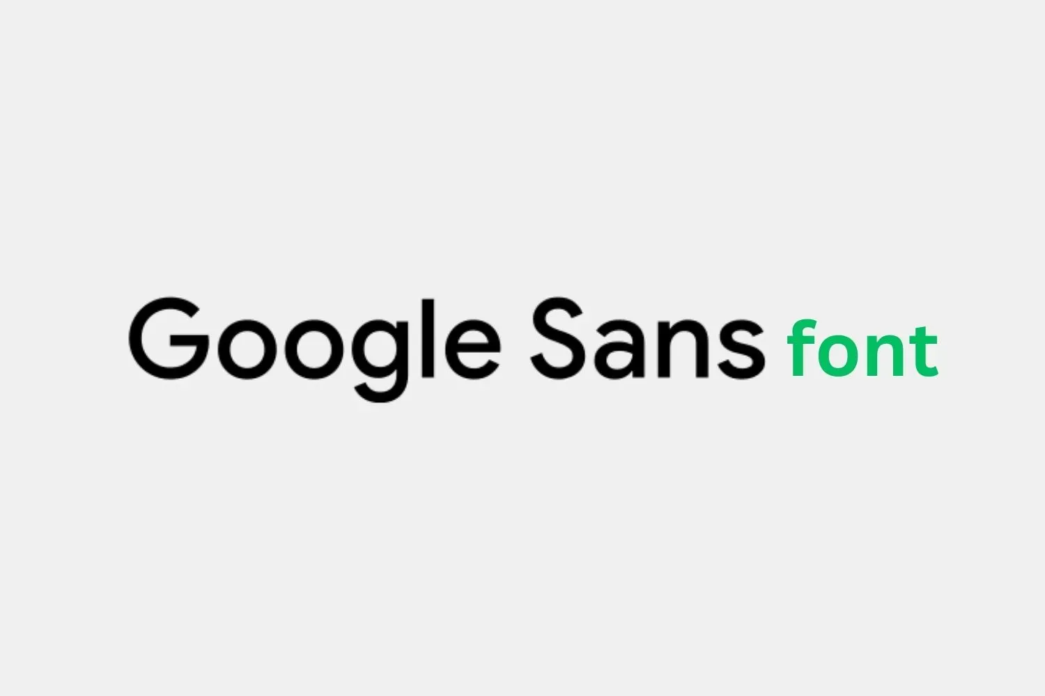 Download Google Product Sans font