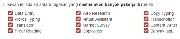 komisen jobdirumah