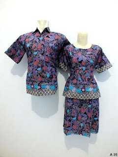 Foto Baju Batik Couple Untuk Pesta