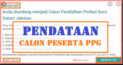 Cara daftar PPG 2019 Seleksi Kemampuan Akademik