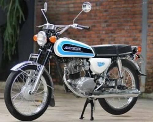 Foto gambar modifikasi cb 100 cafe racer retro jap style 