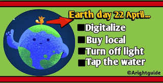 Earth day tips,earth day, 22 April, google doodle earth day,earth,save earth,conserve  environment.