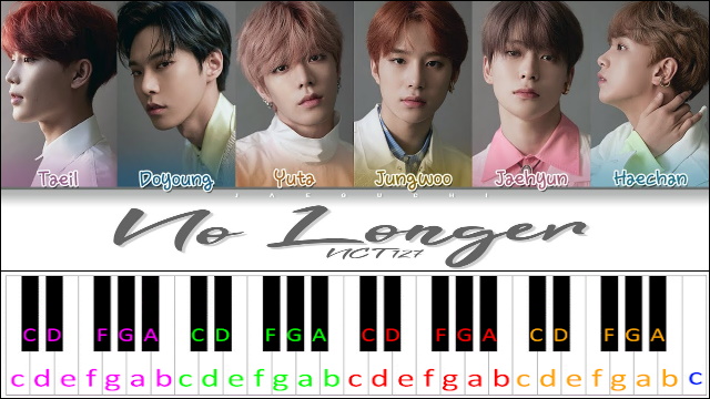 No Longer by NCT 127 Piano / Keyboard Easy Letter Notes for Beginners