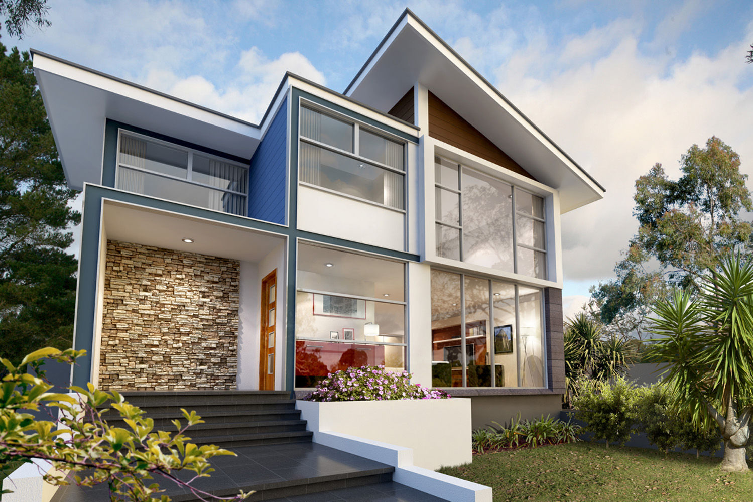 Keren Desain Exterior Rumah Minimalis