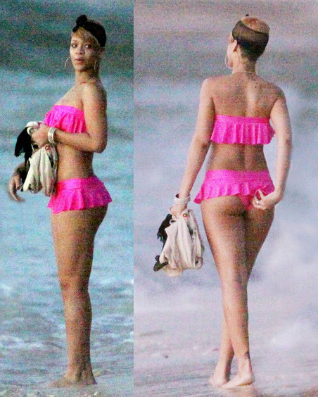 RIHANNA IN BARBADOS She was spotted on the beach during the Christmas Break