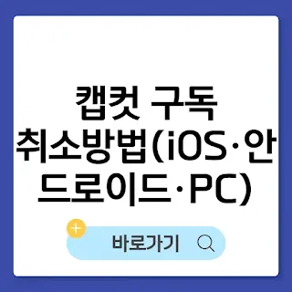 캡컷 구독 취소방법 총정리 (iOS·안드로이드·PC) 썸네일