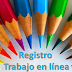 REGISTRO DE TRABAJO EN LINEA