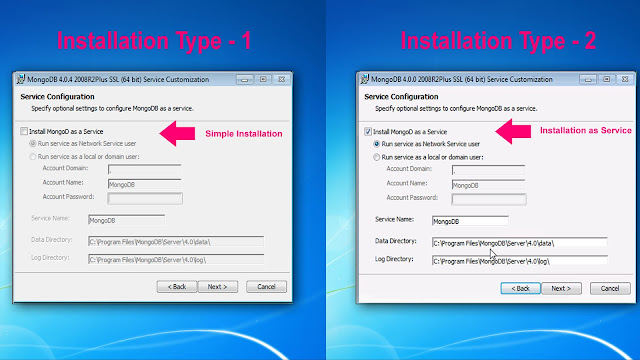 MongoDB install Binaries only or Install as service