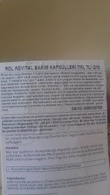 RIVAL DE LOOP BAKIM KAPSÜLLERİ