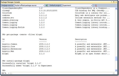 InstallingPackage