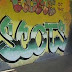 Graffiti Alphabet Bubble with  SCOTS  writing on the wall