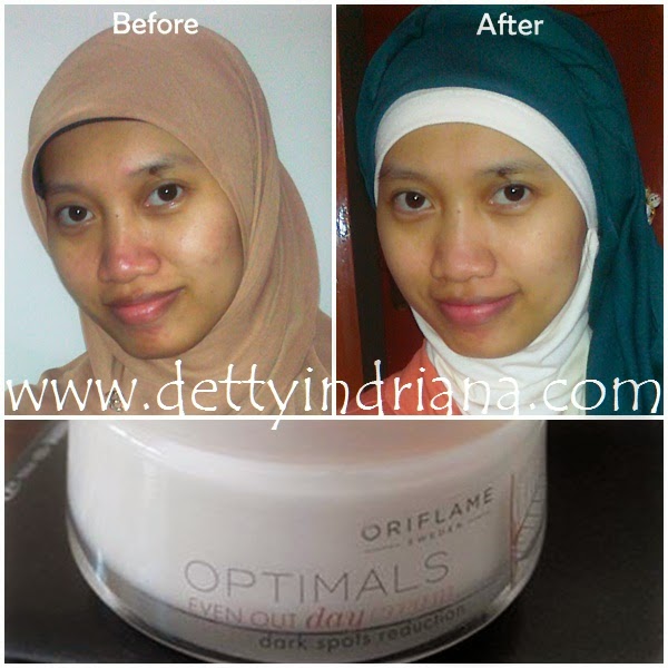 Testimoni | Review | Optimals Even Out Day Cream SPF20 | Oriflame | Oriflame Indonesia | Katalog Oriflame | Produk Oriflame 