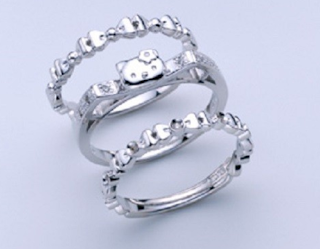 Hello Kitty Wedding Rings