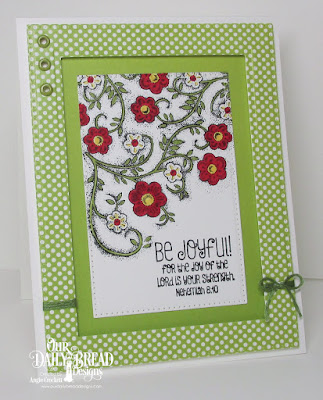 ODBD Be Joyful, ODBD Birthday Brights Paper Collection, ODBD Custom Pierced Rectangles Dies, Card Designer Angie Crockett