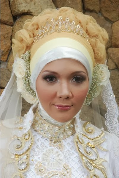  Model  Jilbab  Pengantin  Terbaru 2014 Jilbab  Rabbani