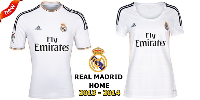 Jersey Couple Real Madrid Home 2013-2014