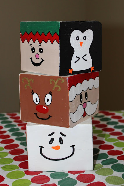 rotating Christmas character blocks, rotating character blocks, Christmas character blocks, Christmas blocks, character blocks,  Christmas decor, Christmas decoration, DIY, crafts, DIY Christmas craft, DIY Christmas decor, wood craft, wood Christmas craft, paint crafts, Christmas characters, paint pen crafts, holiday decor, Christmas, wood Christmas decor, holiday decor, DIY decor, homemade Christmas decorations, scrap wood crafts, repurposed wood craft, painting, Christmas characters, Rudolph, Rudolph craft, Rudolph red nose reindeer, reindeer, reindeer decor, reindeer Christmas decor, snowmen, snowman, snowmen decor, Santa, Santa decor, penguin, penguin decor, Elf, Elf decor, Santa Clause, Santa Claus decor