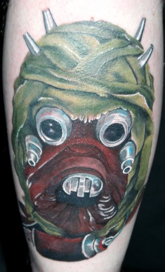 Tusken Raider Tattoo Yoda Arm Tattoo