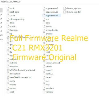 Full Firmware Realme C21 RMX3201 Firmware Original