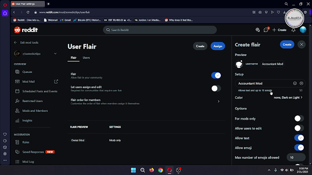 Add and Assign User Flairs on Subreddit in 2025