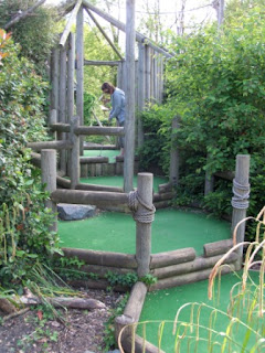 Secret Garden Golf at the Springfields Shopping Village in Spalding, Lincolnshire