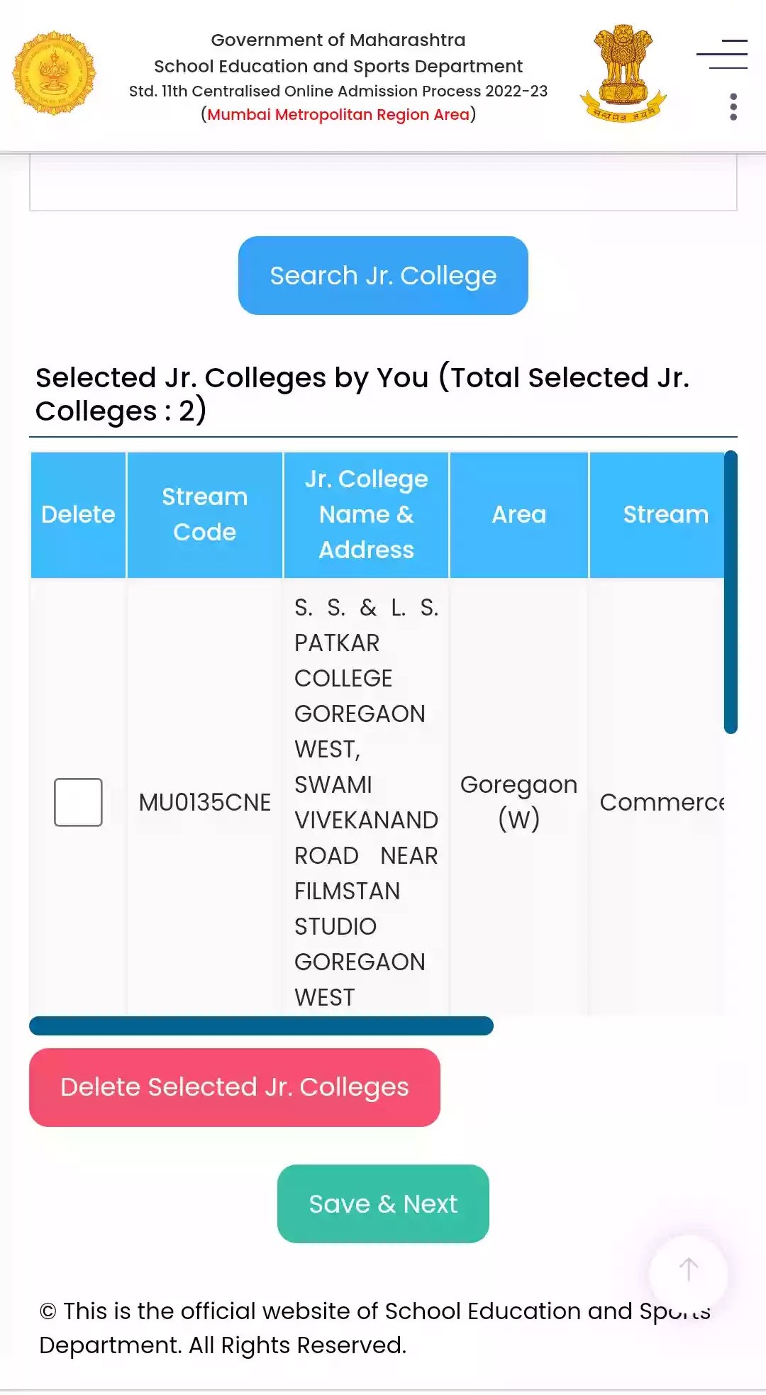 11th Online Admission Part 2 Filling 2023 24