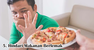 Hindari Makanan Berlemak merupakan salah satu tips menjaga kesehatan tubuh jelang ramadhan