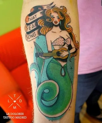 tatuajes de sirenas de mar