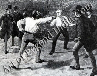 Boulanger's Duel In 1888, General Boulanger insulted Floquet, Prime Minister of France, who responded with a challenge. Boulanger had choice of weapons and chose swords. Being a soldier, 10 years younger than his opponent, it looked as though odds were on his side. But he was badly wounded in the throat: Floquet was the victor. The British presses were scathing about the duel, as duelling had been outlawed in England about 50 years beforehand. 