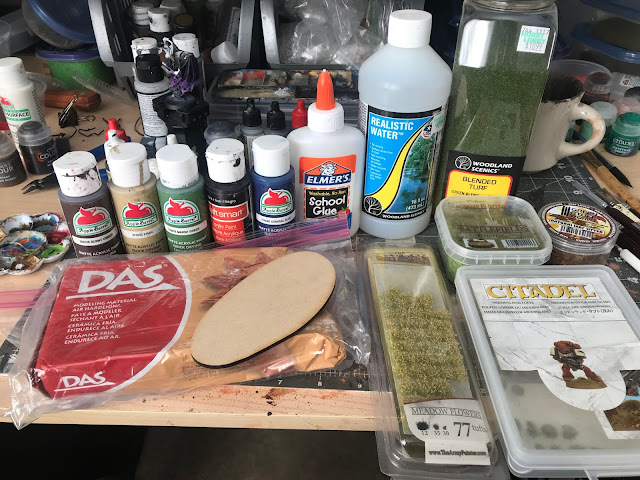 Materials to make swamp terrain