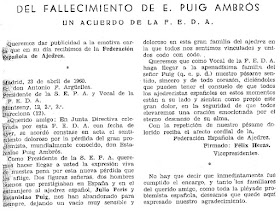 Nota sobre el fallecimiento de Estanislau Puig Ambrós