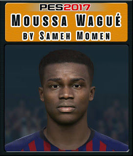 PES 2017 Faces Moussa Wagué by Sameh Momen