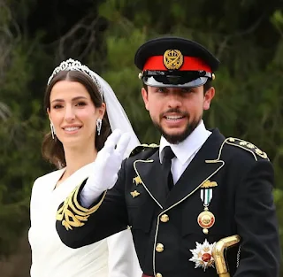 Wedding of crown prince Hussein of Jordan
