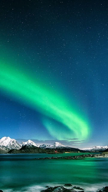 Papel de Parede Aurora Boreal