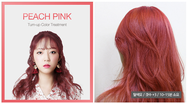 APRIL SKIN TURN-UP COLOR peach pink